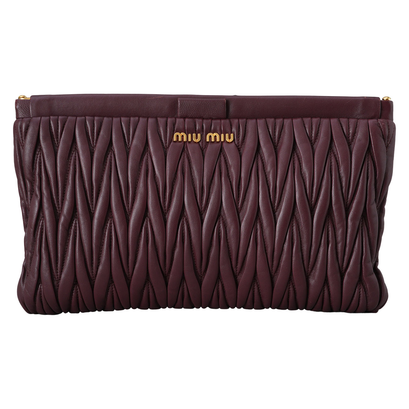 MIU MIU(USED)미우미우 마테라쎼 클러치